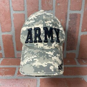 U.S. Army Camouflage Hat with Black Lettering